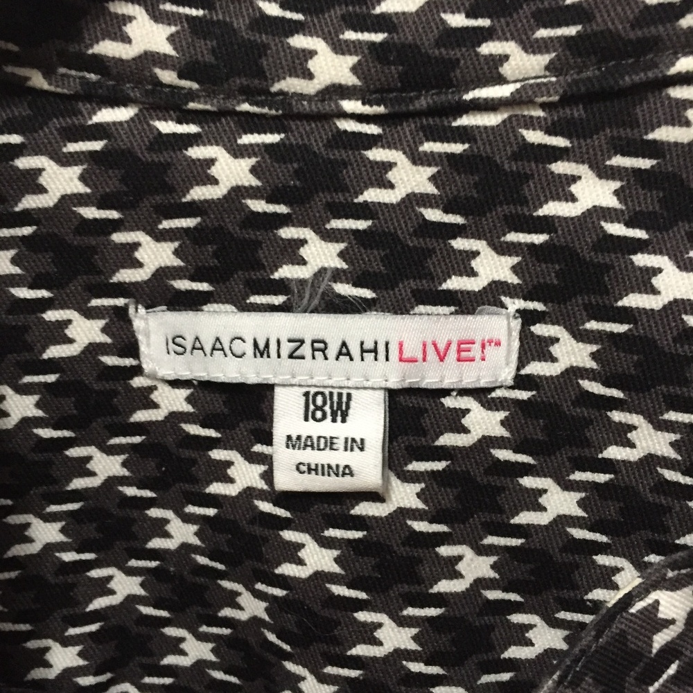 Houndstooth Printed Bomber Jacket - image 4